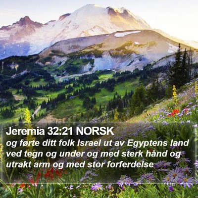 Jeremia 32:21 NORSK Bible Verse Image