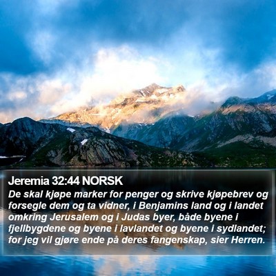 Jeremia 32:44 NORSK Bible Verse Image