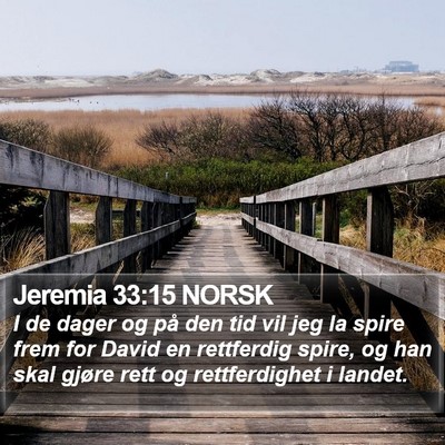 Jeremia 33:15 NORSK Bible Verse Image
