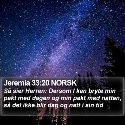 Jeremia 33:20 NORSK Bible Verse Image