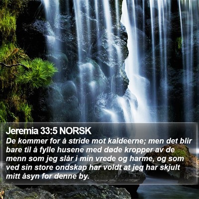 Jeremia 33:5 NORSK Bible Verse Image