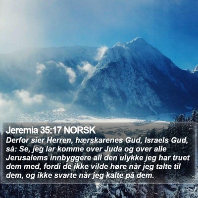 Jeremia 35:17 NORSK Bible Verse Image