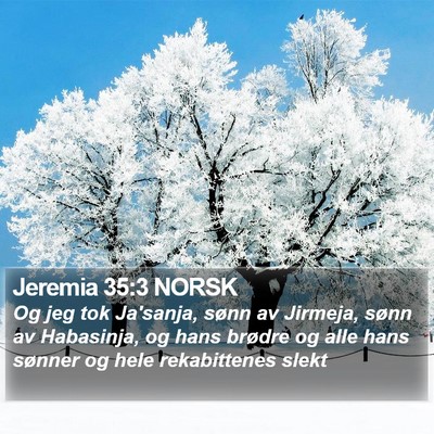 Jeremia 35:3 NORSK Bible Verse Image