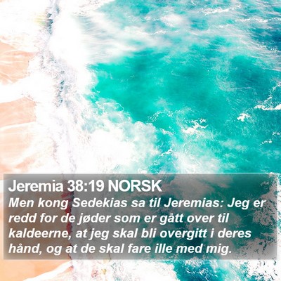 Jeremia 38:19 NORSK Bible Verse Image