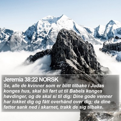Jeremia 38:22 NORSK Bible Verse Image