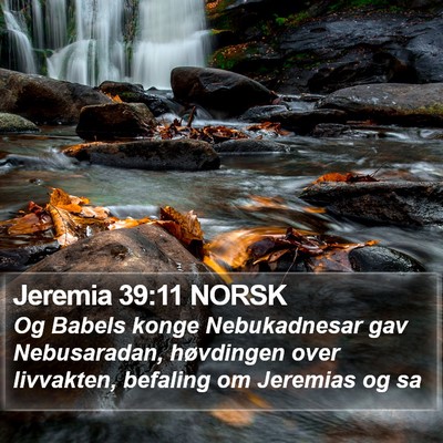 Jeremia 39:11 NORSK Bible Verse Image