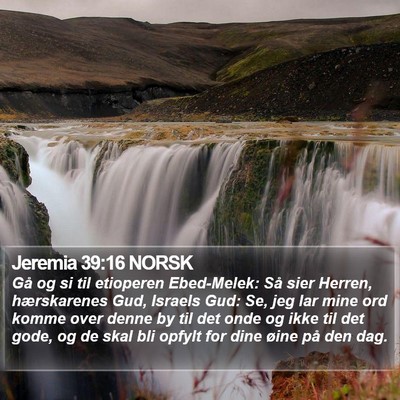 Jeremia 39:16 NORSK Bible Verse Image