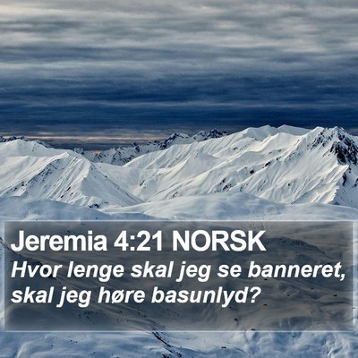 Jeremia 4:21 NORSK Bible Verse Image