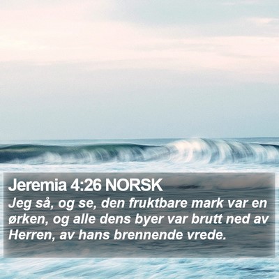 Jeremia 4:26 NORSK Bible Verse Image