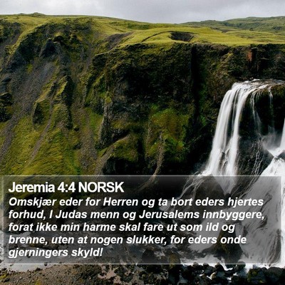 Jeremia 4:4 NORSK Bible Verse Image