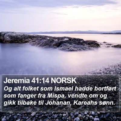 Jeremia 41:14 NORSK Bible Verse Image
