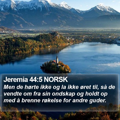 Jeremia 44:5 NORSK Bible Verse Image