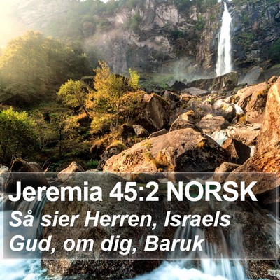 Jeremia 45:2 NORSK Bible Verse Image