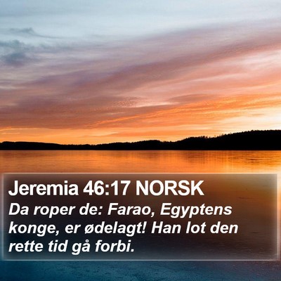 Jeremia 46:17 NORSK Bible Verse Image