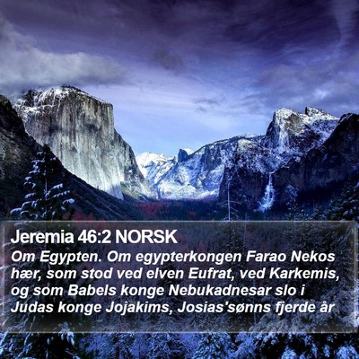 Jeremia 46:2 NORSK Bible Verse Image