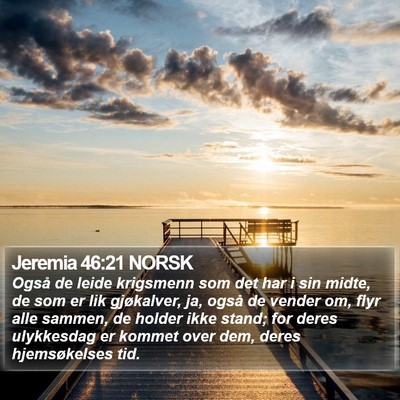 Jeremia 46:21 NORSK Bible Verse Image