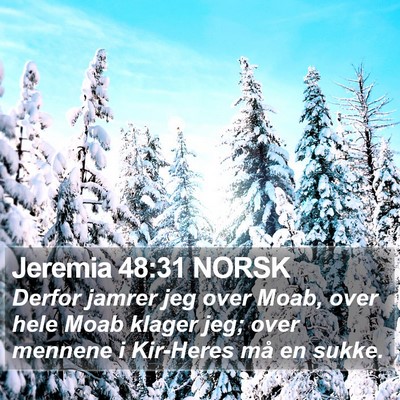 Jeremia 48:31 NORSK Bible Verse Image
