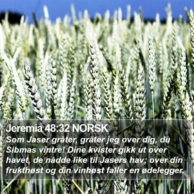Jeremia 48:32 NORSK Bible Verse Image