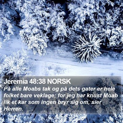 Jeremia 48:38 NORSK Bible Verse Image