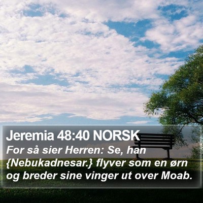 Jeremia 48:40 NORSK Bible Verse Image