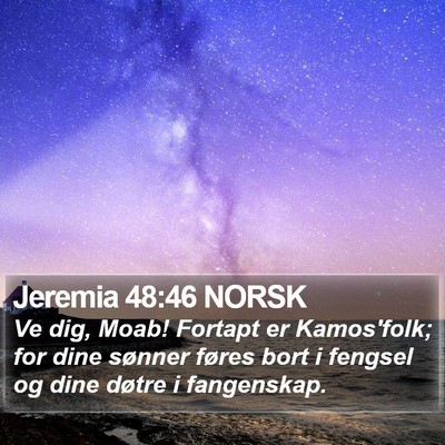 Jeremia 48:46 NORSK Bible Verse Image