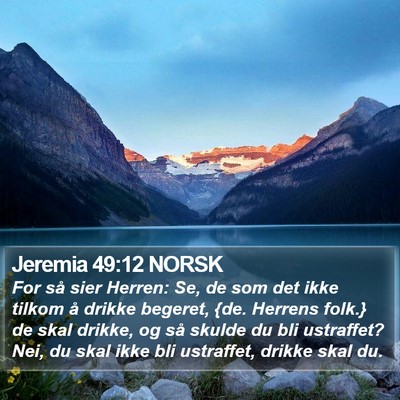 Jeremia 49:12 NORSK Bible Verse Image