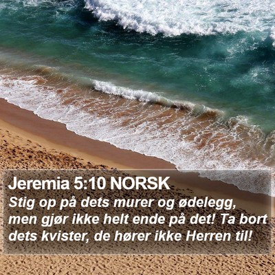 Jeremia 5:10 NORSK Bible Verse Image