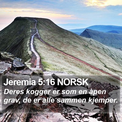 Jeremia 5:16 NORSK Bible Verse Image