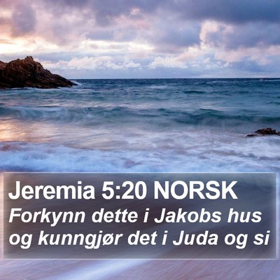 Jeremia 5:20 NORSK Bible Verse Image