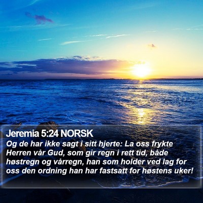 Jeremia 5:24 NORSK Bible Verse Image