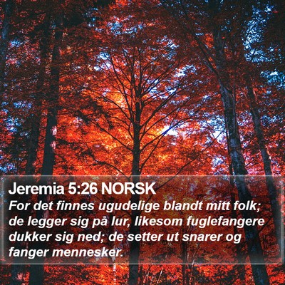 Jeremia 5:26 NORSK Bible Verse Image