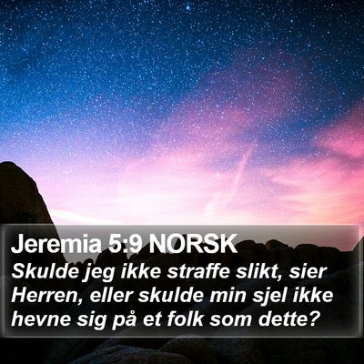 Jeremia 5:9 NORSK Bible Verse Image