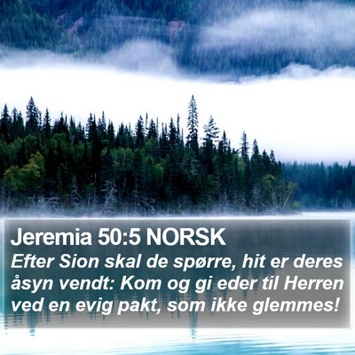 Jeremia 50:5 NORSK Bible Verse Image