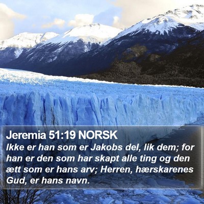 Jeremia 51:19 NORSK Bible Verse Image