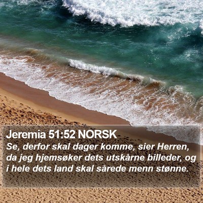 Jeremia 51:52 NORSK Bible Verse Image