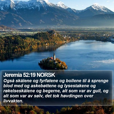 Jeremia 52:19 NORSK Bible Verse Image