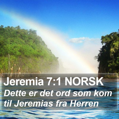 Jeremia 7:1 NORSK Bible Verse Image