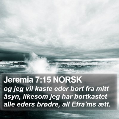 Jeremia 7:15 NORSK Bible Verse Image