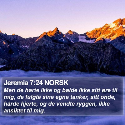 Jeremia 7:24 NORSK Bible Verse Image