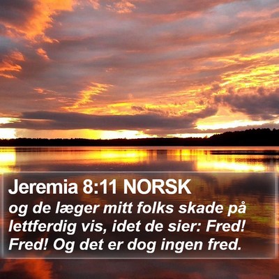 Jeremia 8:11 NORSK Bible Verse Image