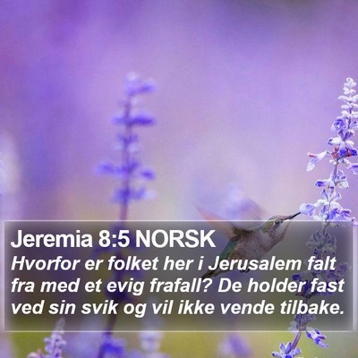 Jeremia 8:5 NORSK Bible Verse Image