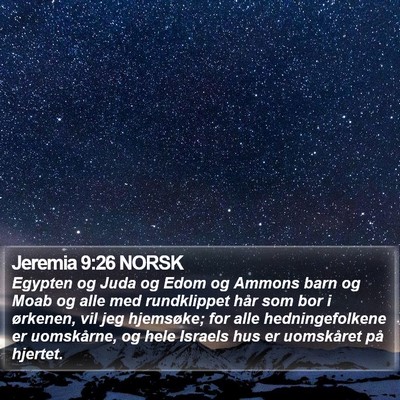 Jeremia 9:26 NORSK Bible Verse Image
