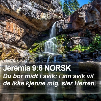Jeremia 9:6 NORSK Bible Verse Image
