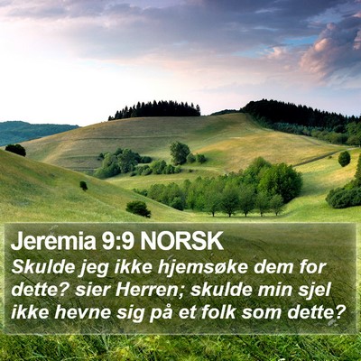 Jeremia 9:9 NORSK Bible Verse Image