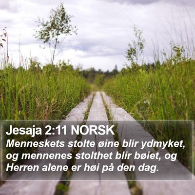 Jesaja 2:11 NORSK Bible Verse Image