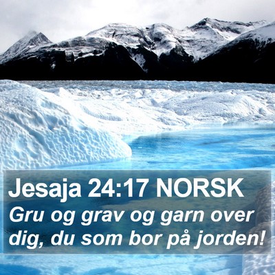 Jesaja 24:17 NORSK Bible Verse Image