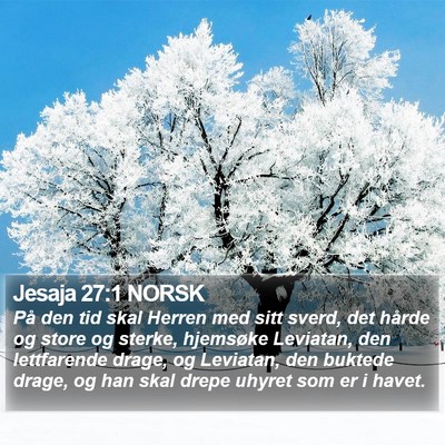Jesaja 27:1 NORSK Bible Verse Image