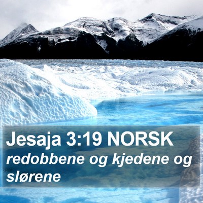Jesaja 3:19 NORSK Bible Verse Image