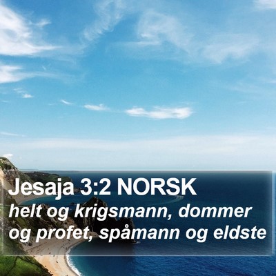 Jesaja 3:2 NORSK Bible Verse Image
