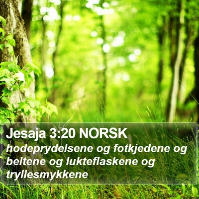 Jesaja 3:20 NORSK Bible Verse Image